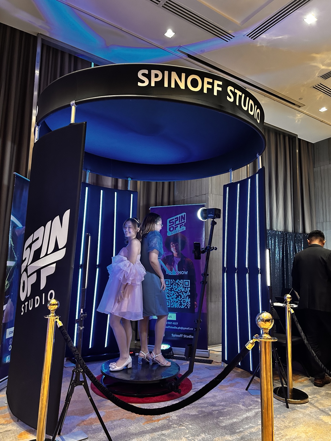 Spinoff Studio signature LED Dome setup